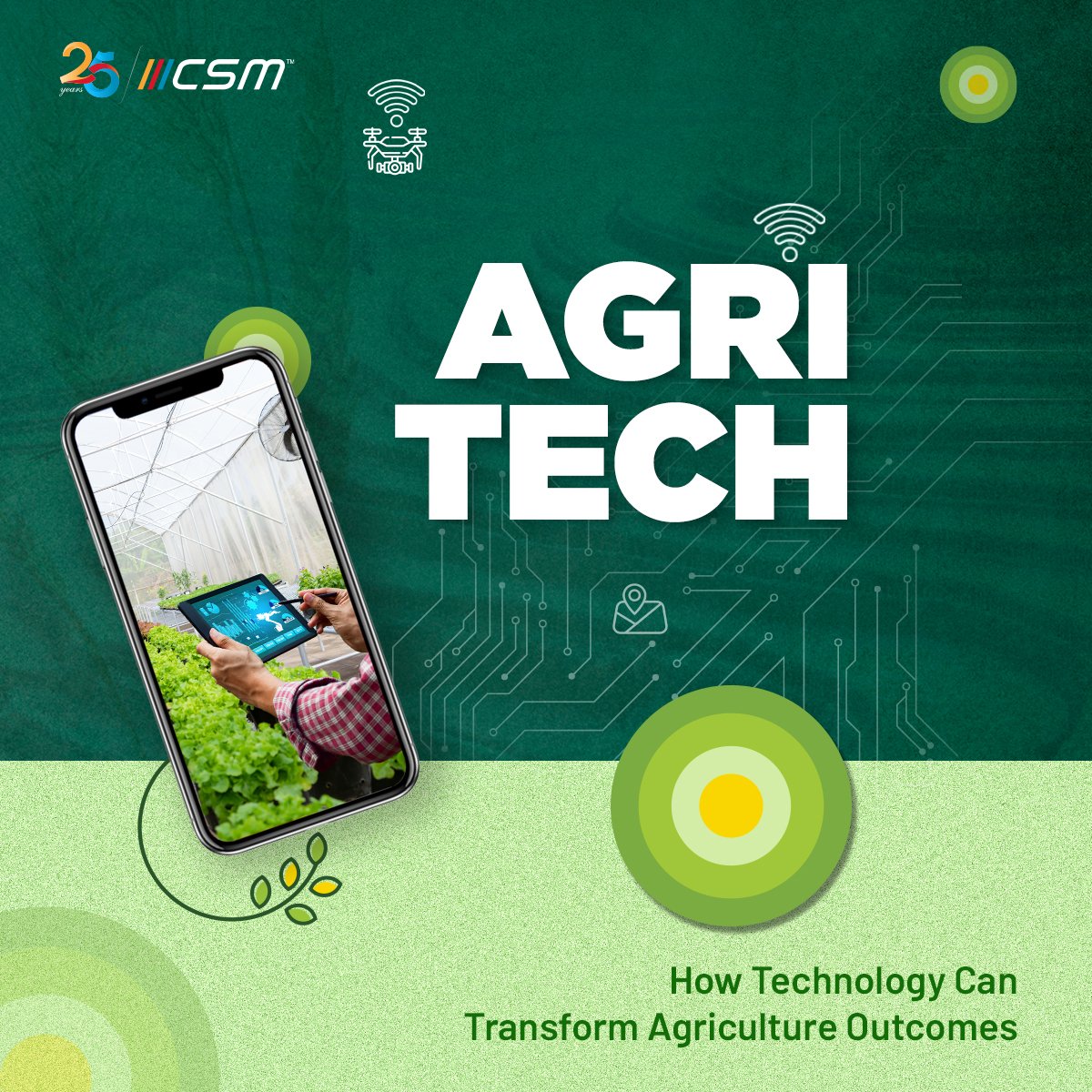 From farm to table, we're shaping the future of farming. 

👉Know How: bit.ly/The-Future-of-… 

#Agritech #Agriculture #FarmingRevolution #CSMTech #Africa