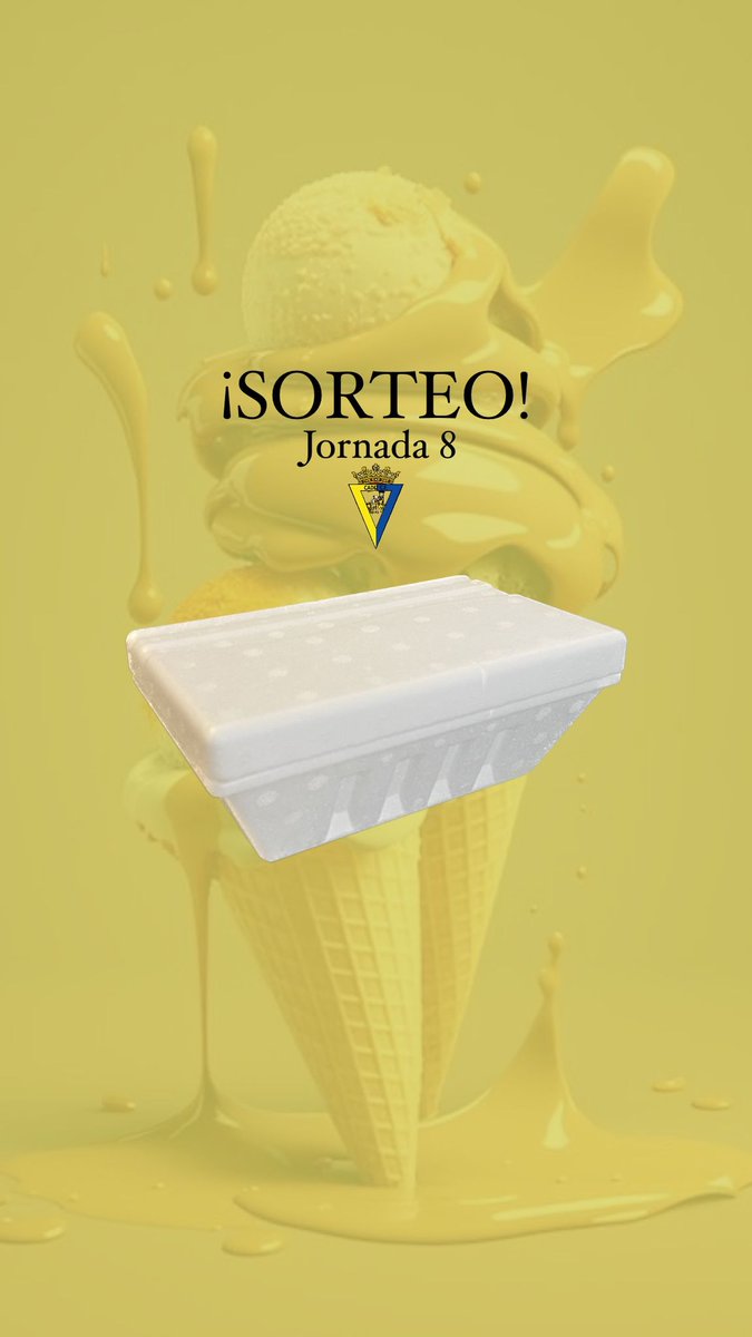 dplocia4_'s tweet photo. 🍦SORTEO DE UNA TARRINA DE MEDIO LITRO🍦

Sorteamos una tarrina de 1/2L entre los participantes que acierten quien será el jugador de Cádiz CF que marque en el próximo partido. Si marca más de un jugador se contará el último,si ningún jugador marca, del portero.

Pon tu jugador! https://t.co/0nlKA51jJn