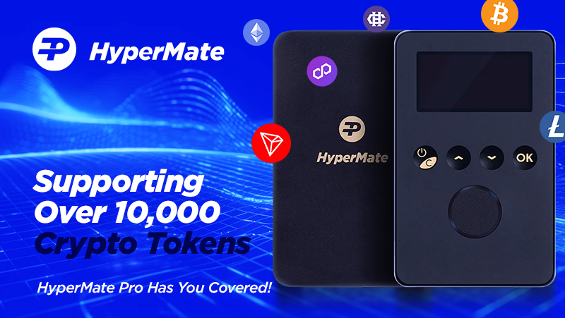 #HyperMate Pro provides you with support for a wide range of #crypto tokens! 🤩🙌

From #BTC and #ETH to #LTC, #TRX &amp; more, managing your diverse portfolio has never been easier. With regular firmware updates, we ensure that your tokens are always up-to-date for secure #HODLs 🔐