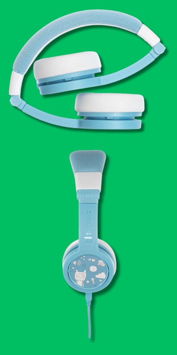 SmartGadgets_us's tweet image. Take audio adventures to the next level with Tonies Light Blue Headphones for Kids. 🚀 Stylish, kid-friendly, and designed for a snug fit! 
 🛒👉 bit.ly/45cLlpP 
#ToniesHeadphones #KidsAudio #Christie