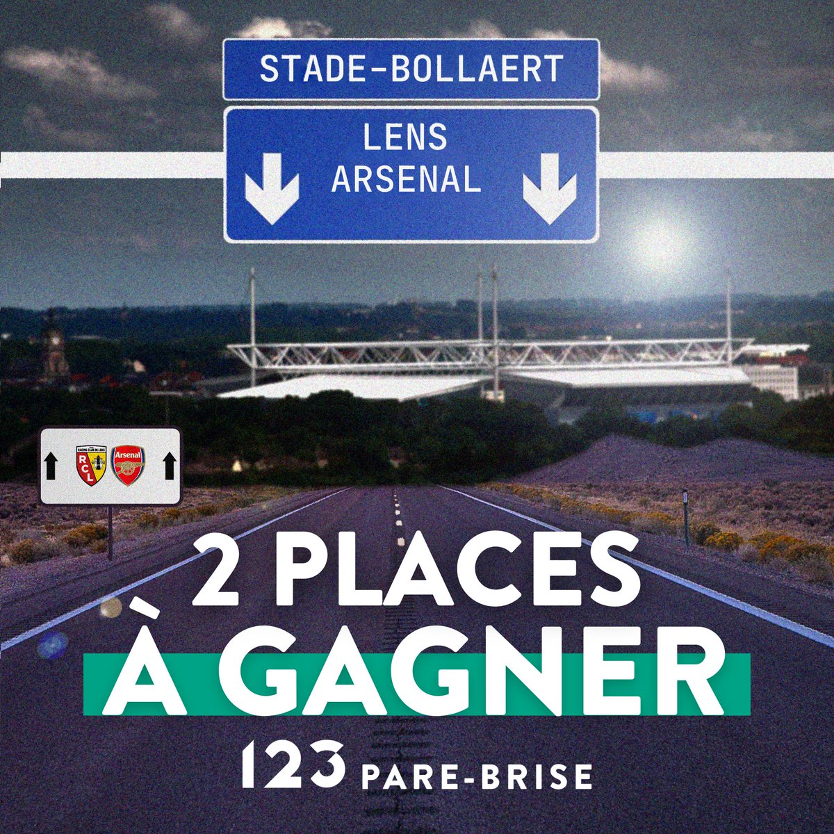 123 Pare-Brise (@123parebrise) on Twitter photo Lens en Europe à Bollaert.. ça ne se rate pas ! On a 2 places à vous offrir pour 𝐋𝐞𝐧𝐬/𝐀𝐫𝐬𝐞𝐧𝐚𝐥 🔥
Pour participer :
1⃣ RT + Follow <a href="/123PareBrise/">123 Pare-Brise</a>
2⃣ Identifie la personne qui viendra avec toi en commentaire
TAS le 02/10 🍀
#RCLens #Arsenal #Concours #LDC #UCL Lens en Europe à Bollaert.. ça ne se rate pas ! On a 2 places à vous offrir pour 𝐋𝐞𝐧𝐬/𝐀𝐫𝐬𝐞𝐧𝐚𝐥 🔥
Pour participer :
1⃣ RT + Follow <a href="/123PareBrise/">123 Pare-Brise</a>
2⃣ Identifie la personne qui viendra avec toi en commentaire
TAS le 02/10 🍀
#RCLens #Arsenal #Concours #LDC #UCL