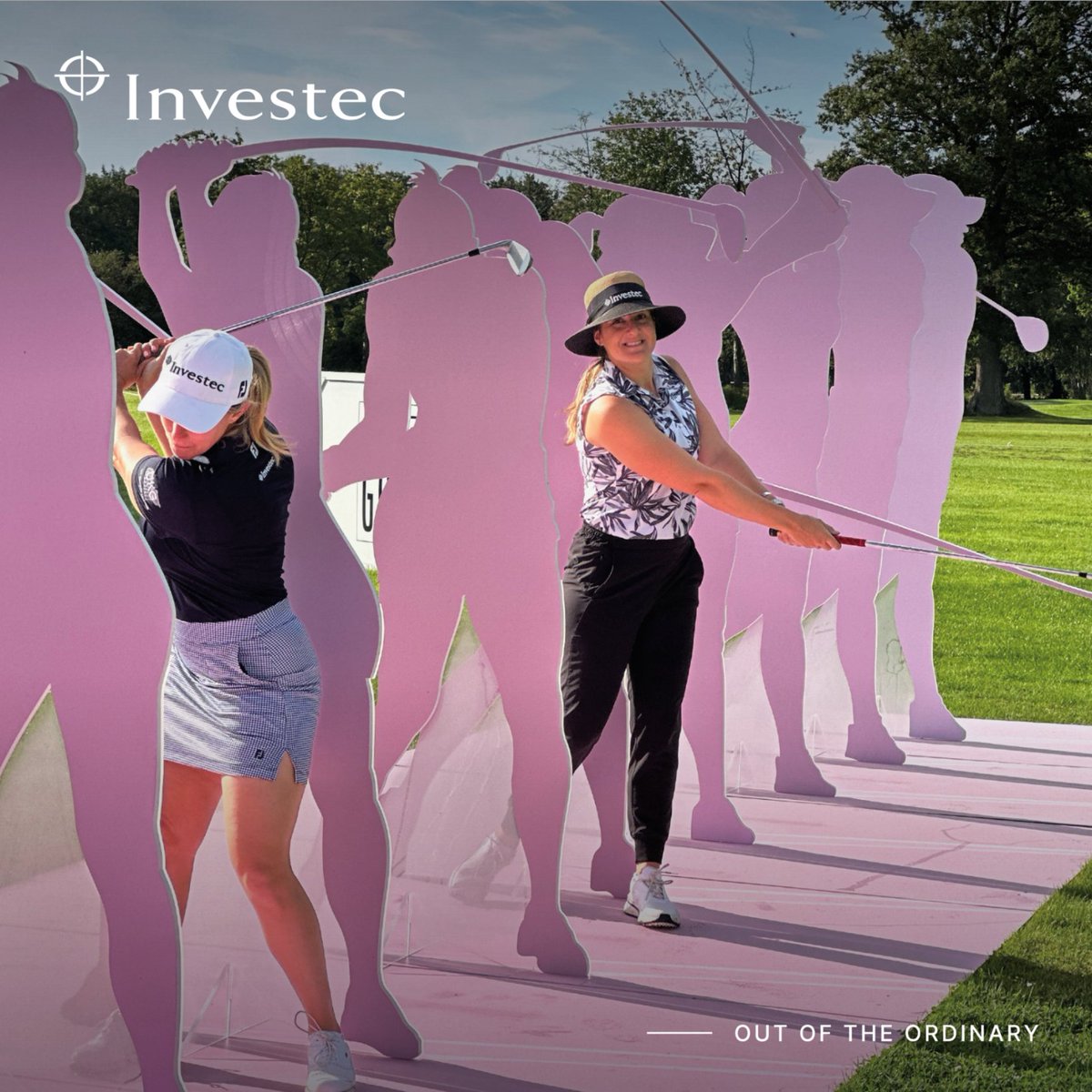 Never settle for ordinary. Proud to support two of our 🇿🇦 sponsored golfers in 🇫🇷 this week, as they compete in the Lacoste Ladies Open.

#InvestecGolf #RaiseOurGame #LacosteLODF