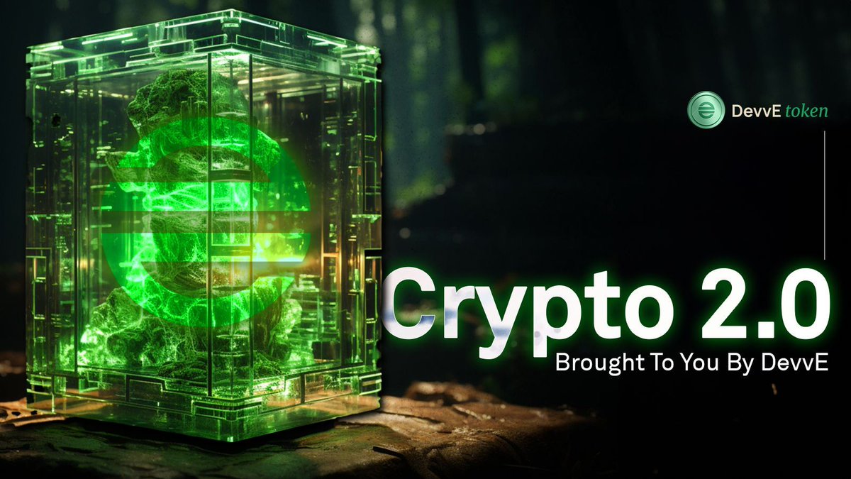 DevveIntern's tweet photo. DevvE is the greenest, most affordable, and fastest crypto on the market.

Limitations are a thing of the past and efficiency is the new norm. Every other alternative falls short.

Find out for yourself on https://t.co/4seiywCaCv https://t.co/T4qIm3542t