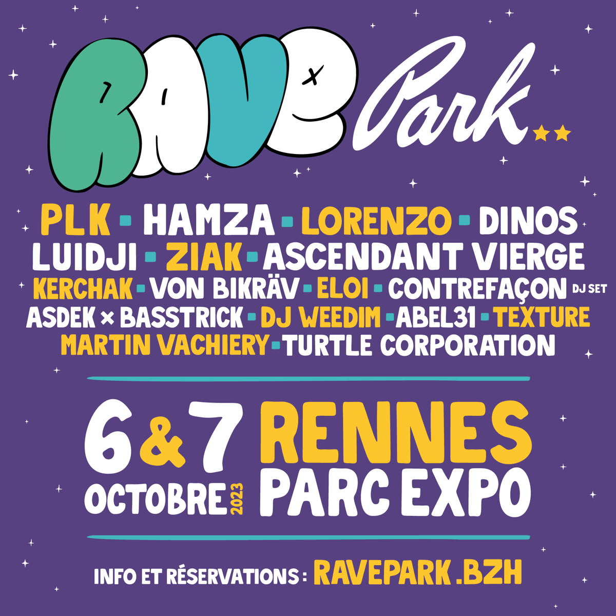 STARmeparle's tweet photo. [Jeu Concours 🎁] STAR vous offre 4 places pour le festival @ravepark_rennes !

Pour participer :
▶️ S'abonner à @STARmeparle
▶️ RT ce tweet
▶️ Dites nous quel jour vous intéresses

Fin du concours demain à 14h , les gagnants seront tirés au sort.

🍀 Bonne chance! 🍀 https://t.co/klLrRWujcE