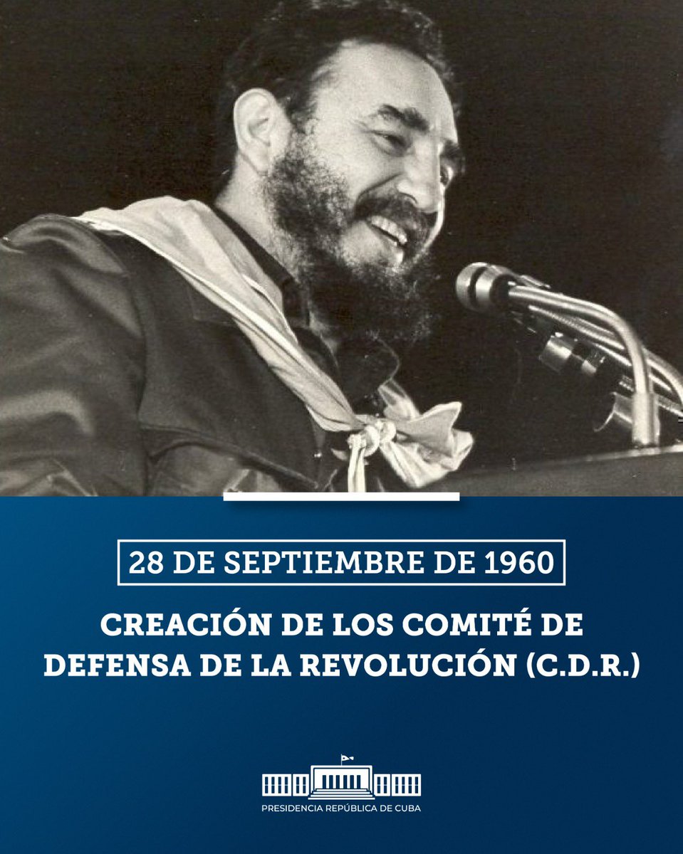 Buenos días #Cuba. Felicidades cederistas. Nos vemos en el #10CongresoCDR. El país necesita mucho de ustedes. Llevo tareas para compartir.
