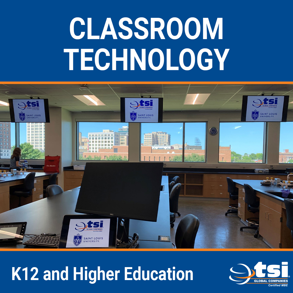 global_tsi's tweet image. We are dedicated to helping K12 and Higher Education establishments provide students with the best learning experience possible. Send us a message if your classroom tech needs a refresh or service.
#ClassroomAV
#ClassroomTech
#ModernLearning