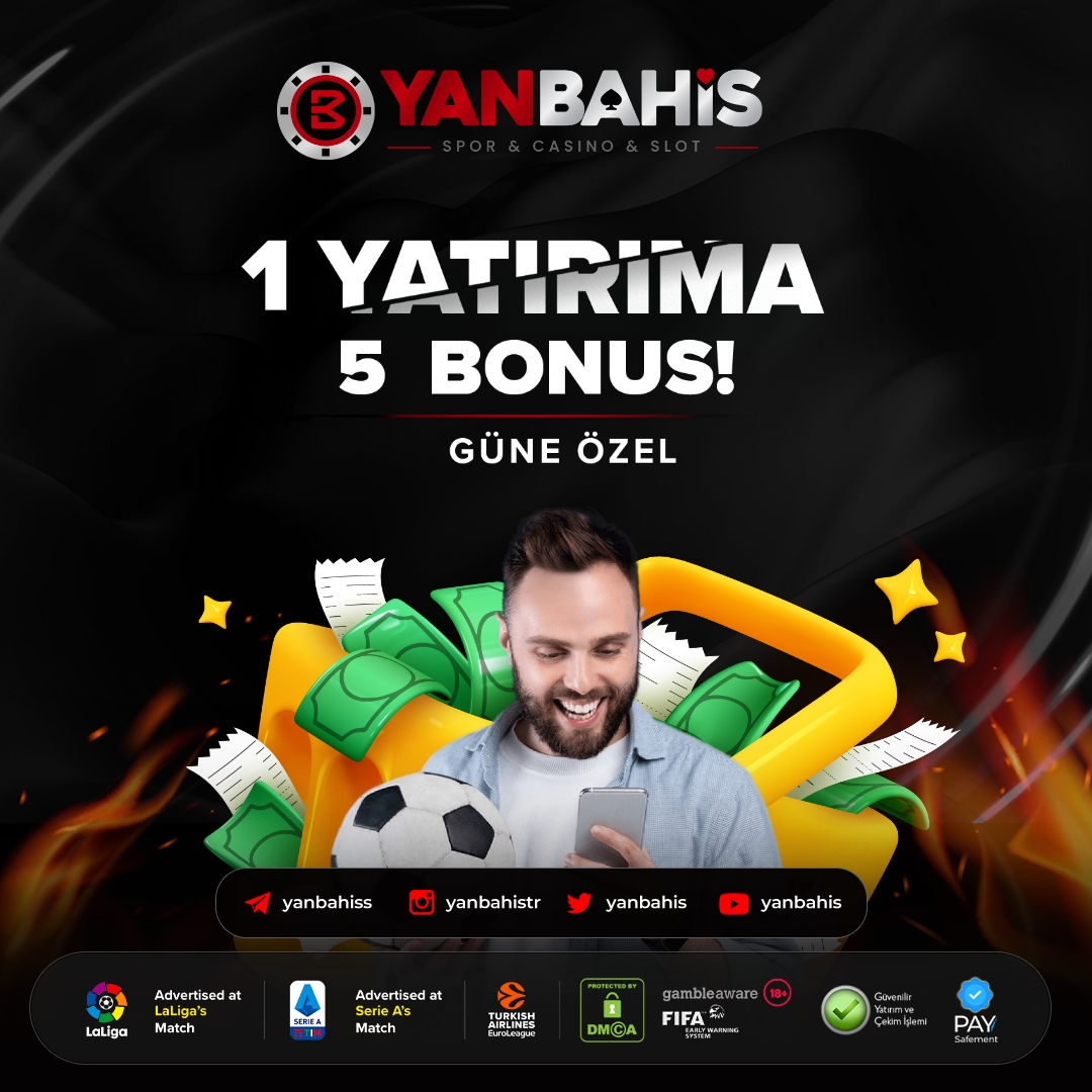 😎Yanbahis'te 1 yatırım sizden 5 Bonus bizden!

💰 100₺ ve üzeri her yatırımınıza özel 5 bonus ile kazanmak çok kolay!

🚀Hemen yatırımını yap, bonusunu al,kazanmaya devam et.

📲 Hemen oyna:  yanbahis110.com