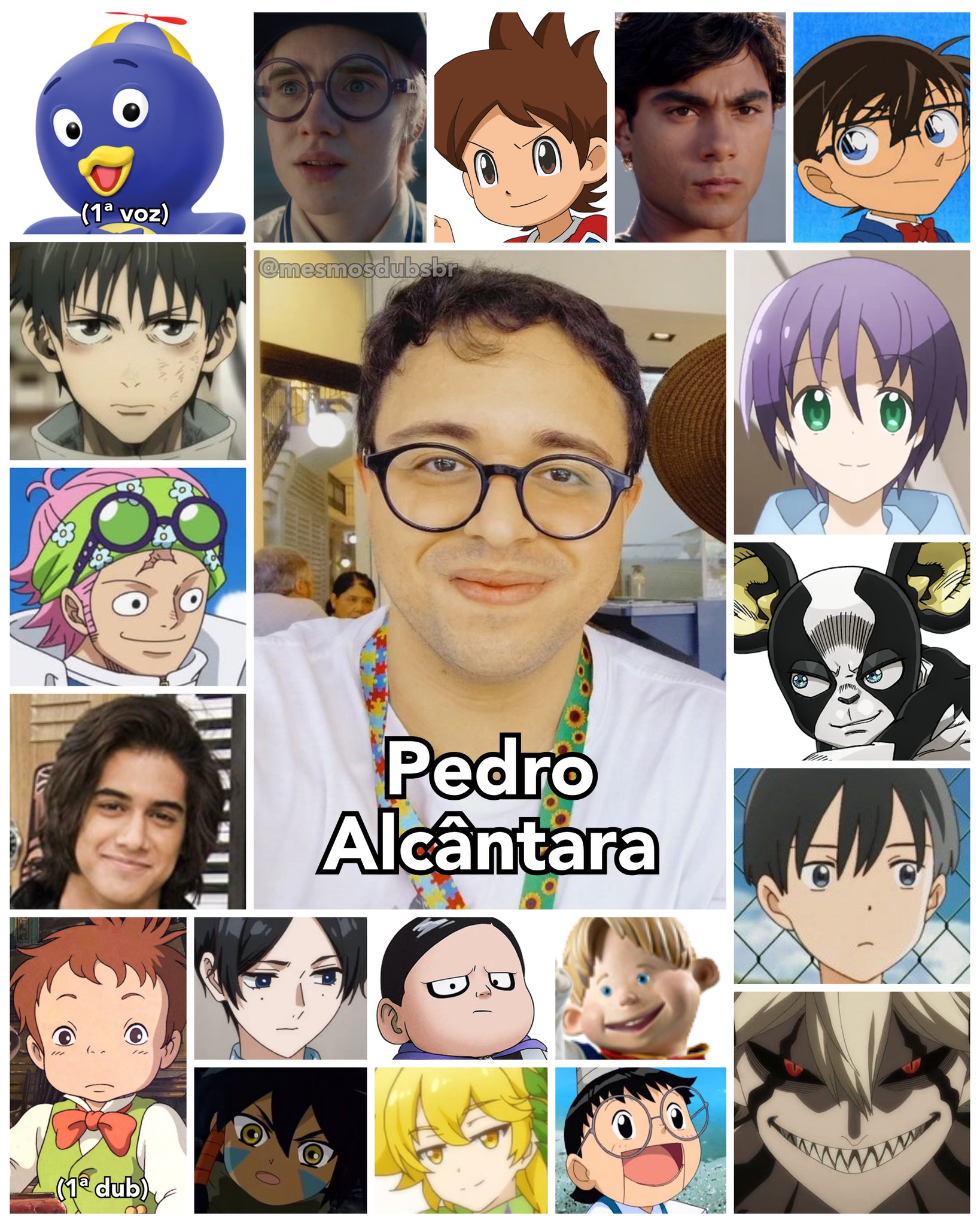 Personagens Com os Mesmos Dubladores! on X: Se destacando nos