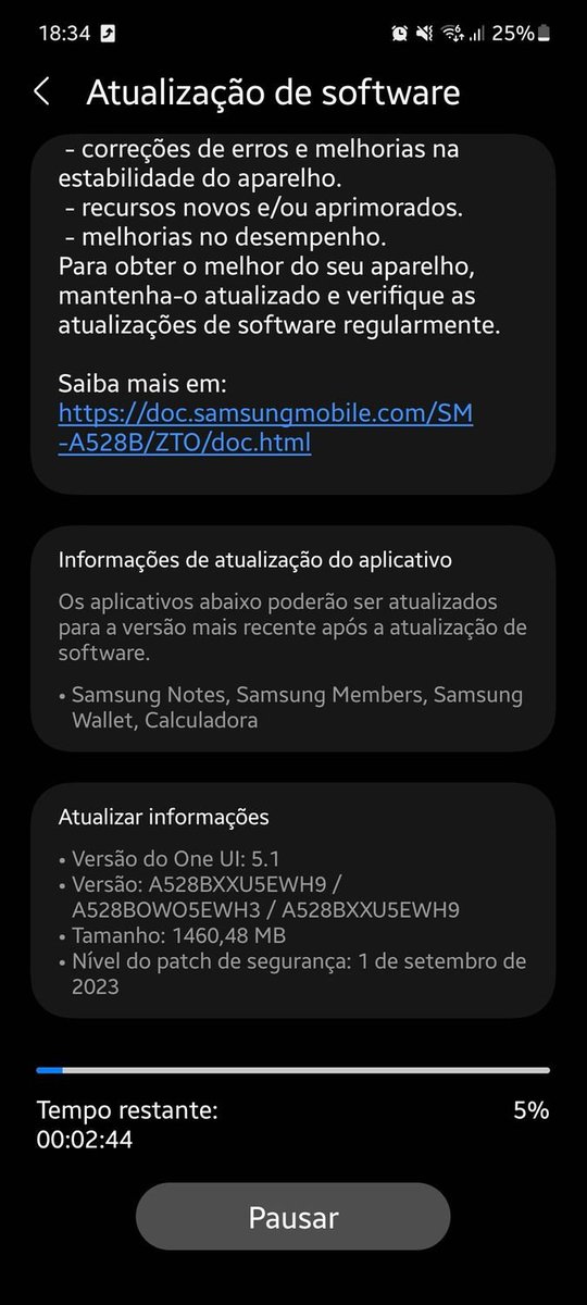 SamSWUpdate's tweet image. Samsung Galaxy A52s September 2023 update - Brazil #Samsung #GalaxyA52s #OneUI