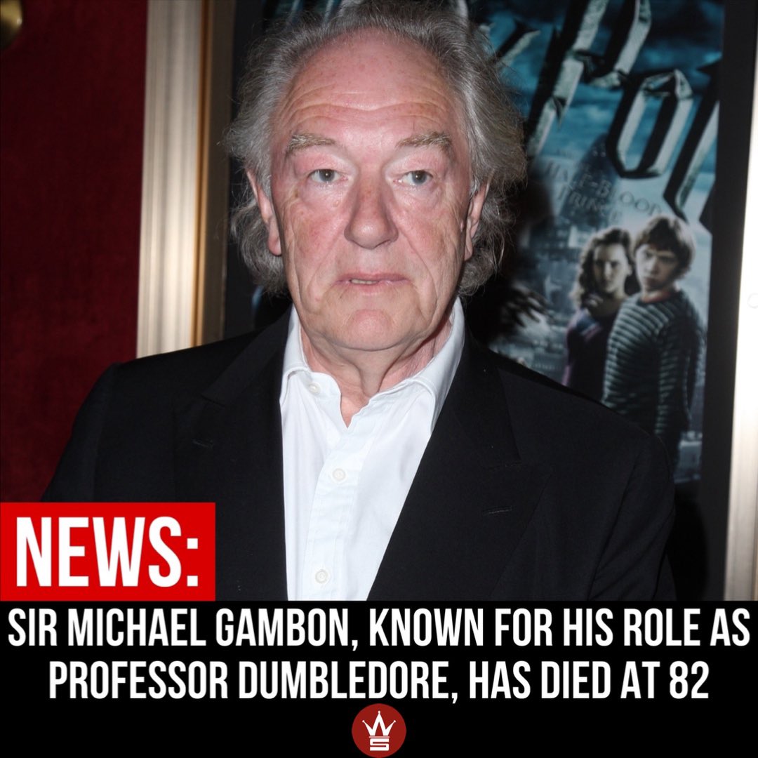 According to reports, #SirMichaelGambon, known for his role as #ProfessorDumbledore in the #HarryPotter films, has died at the age of 82. Our thoughts and prayers are with his family and friends. #RIP
