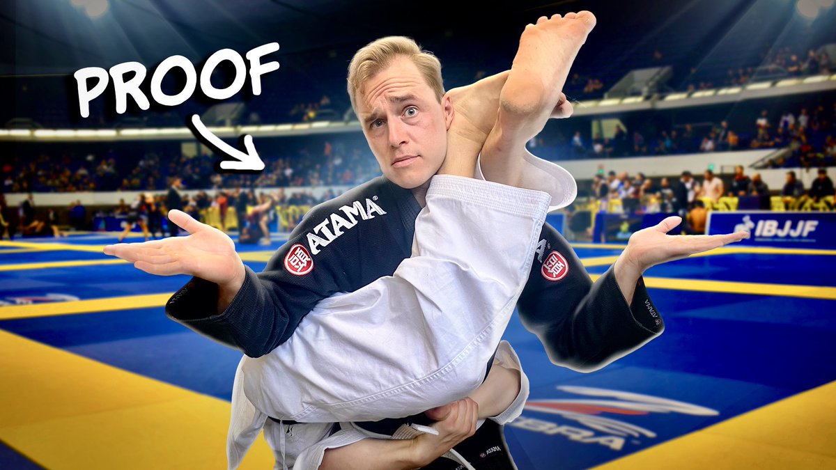 KARATEbyJesse's tweet photo. I entered a BJJ tournament to prove it doesn’t work: https://t.co/KdyC7ZMH1D https://t.co/bmYUwqnquc