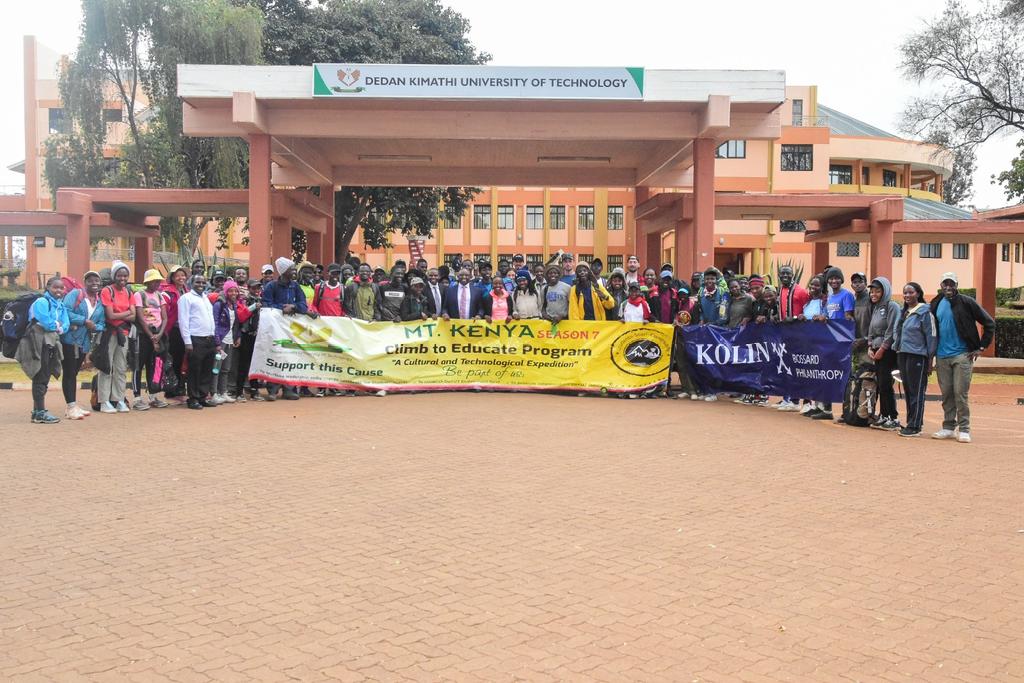DeKUTkenya's tweet photo. The excursion incorporates teamwork and diversity, some of the University's values embodied in the expedition.
#Adventure #Teamwork #Diversity #UniversityExcursion #SummitSuccess #ExpeditionGoals #StudentLife https://t.co/wGSpvBBaCg
