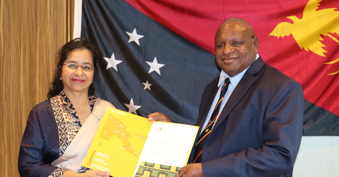 Join us in congratulating Ms. Saira Shameem on successfully presenting her credentials to the Secretary of the #PapuaNewGuinea Department of Foreign Affairs, Mr. Elias Wohengu! 🎉 #NewRepresentative