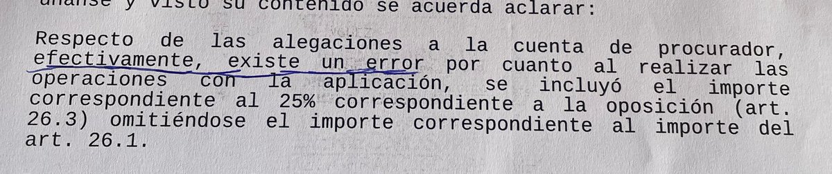 Tenia yo toda la razón, pero aún así siempre tienes la duda de si resolverá a tu favor, pues al final resulta que admite el error y rectifica 😁