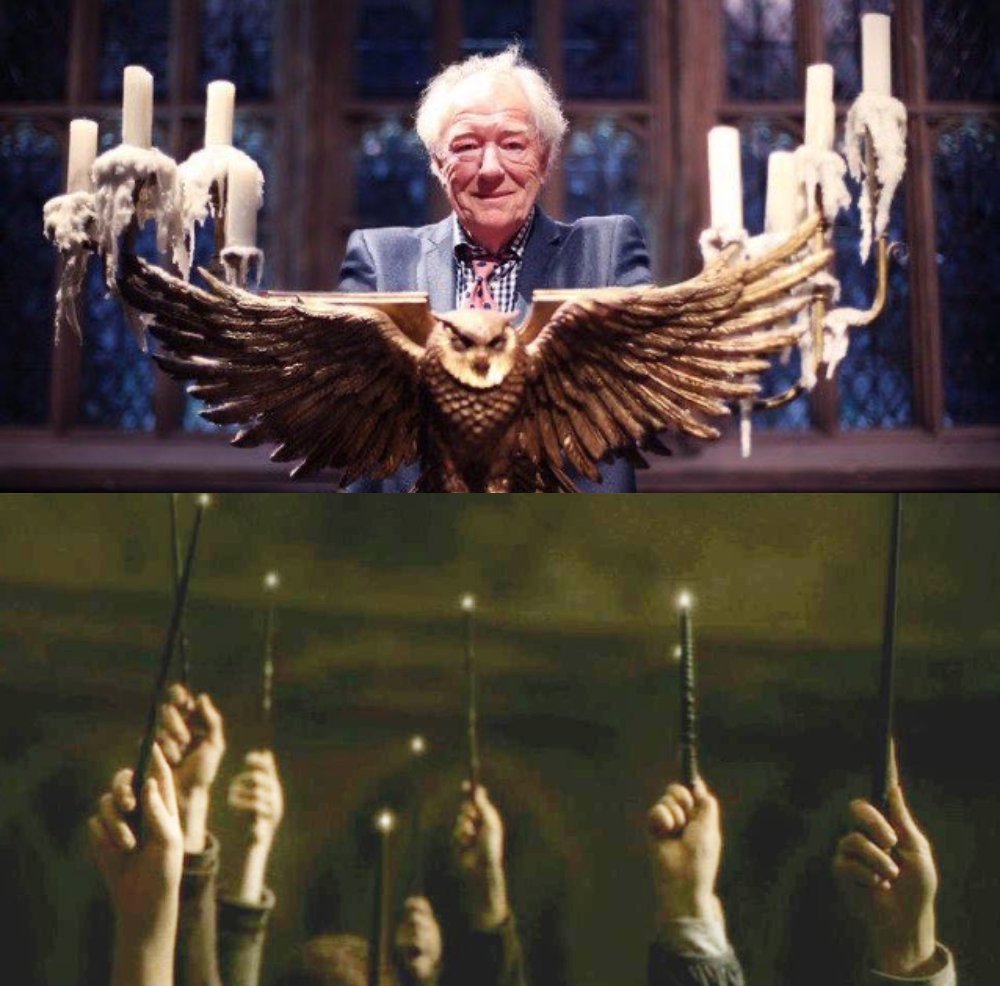 Varitas arriba por el mejor director de Hogwarts. Hasta siempre, Michael Gambon.