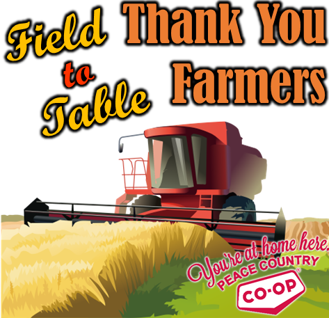 🌾 Wishing our Peace Country Farmers a safe and bountiful finish to harvest.
😊 We couldn’t make it “Bakery Fresh” without you.