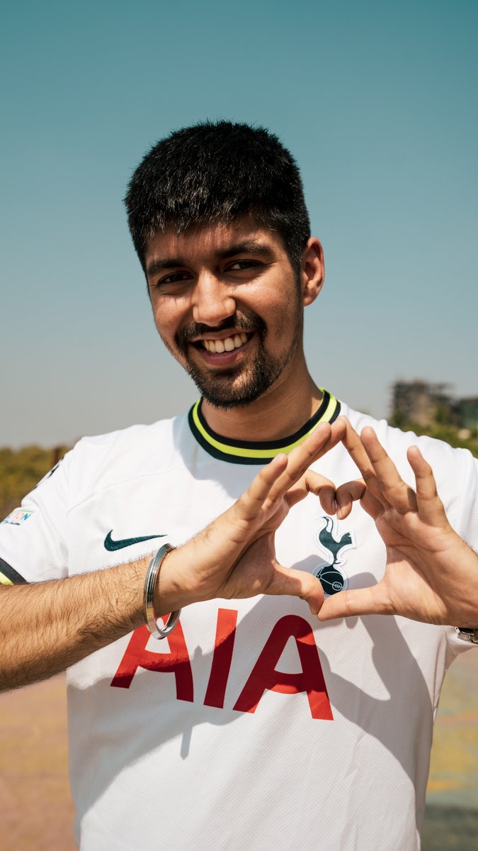 PLforIndia's tweet photo. "I started watching football on the advice of a close friend who told me it would change my life. In 2018, I took his suggestion and watched a match between Chelsea and Spurs, where Son scored a solo goal under the Wembley lights. It left me in awe, and from then on, I watched every game I could.

Five years later, Tottenham Hotspur is a daily part of my life, and the outcome of each match undeniably affects my mood for the weekend. I appreciate the hunger and determination of the players to prove themselves to the world and the club's ability to take on any challenge and face the biggest teams head-on. 

Through Spurs and Premier League India, I came across an extraordinary group of people in Mumbai Spurs, who are now like family to me. We attend screenings together, and the emotions and passion are euphoric. I have been through the highs and lows of the team and am grateful that I haven't had to experience it alone.

The Premier League is truly special. It is the most exciting league in club football and easily the most dramatic one too. The feeling of the Premier League is indescribable, and that's what makes it so exceptional. It also stands up for various human rights, such as LGBTQ+ rights, against racism, and provides special attention and care to all so everyone has the opportunity to witness live matches without discrimination"

Aarya carries Spurs in his heart 🤍