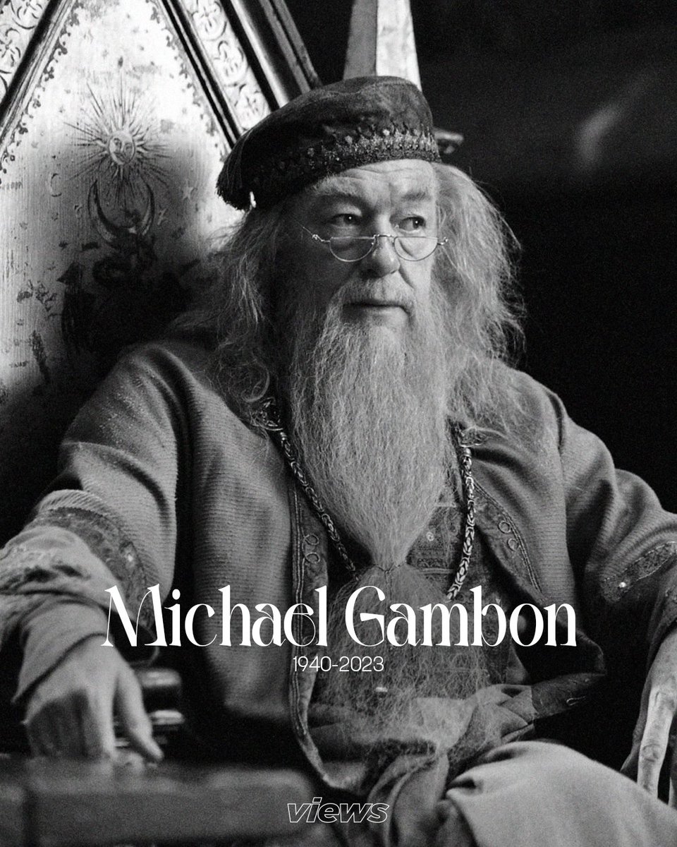 viewsfrance's tweet photo. L’acteur Michael Gambon, devenu célèbre pour son rôle de Dumbledore dans la saga "Harry Potter", est décédé à l’âge de 82 ans 🕊️ https://t.co/uOiukGvKAE