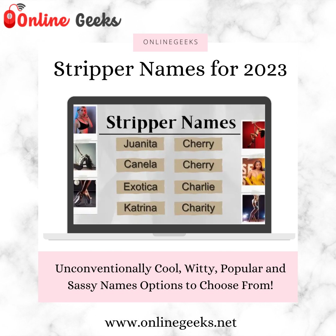 OnlineGeeks_'s tweet photo. Stripper Names for 2023
Unconventionally Cool, Witty, Popular and Sassy Names Options to Choose From!
Read More: https://t.co/SEVPMO4Oi8
.
.
.
#onlinegeeks #stripper #coolnames #popular #cool #witty #sassy #names https://t.co/g4LsmtgmO7