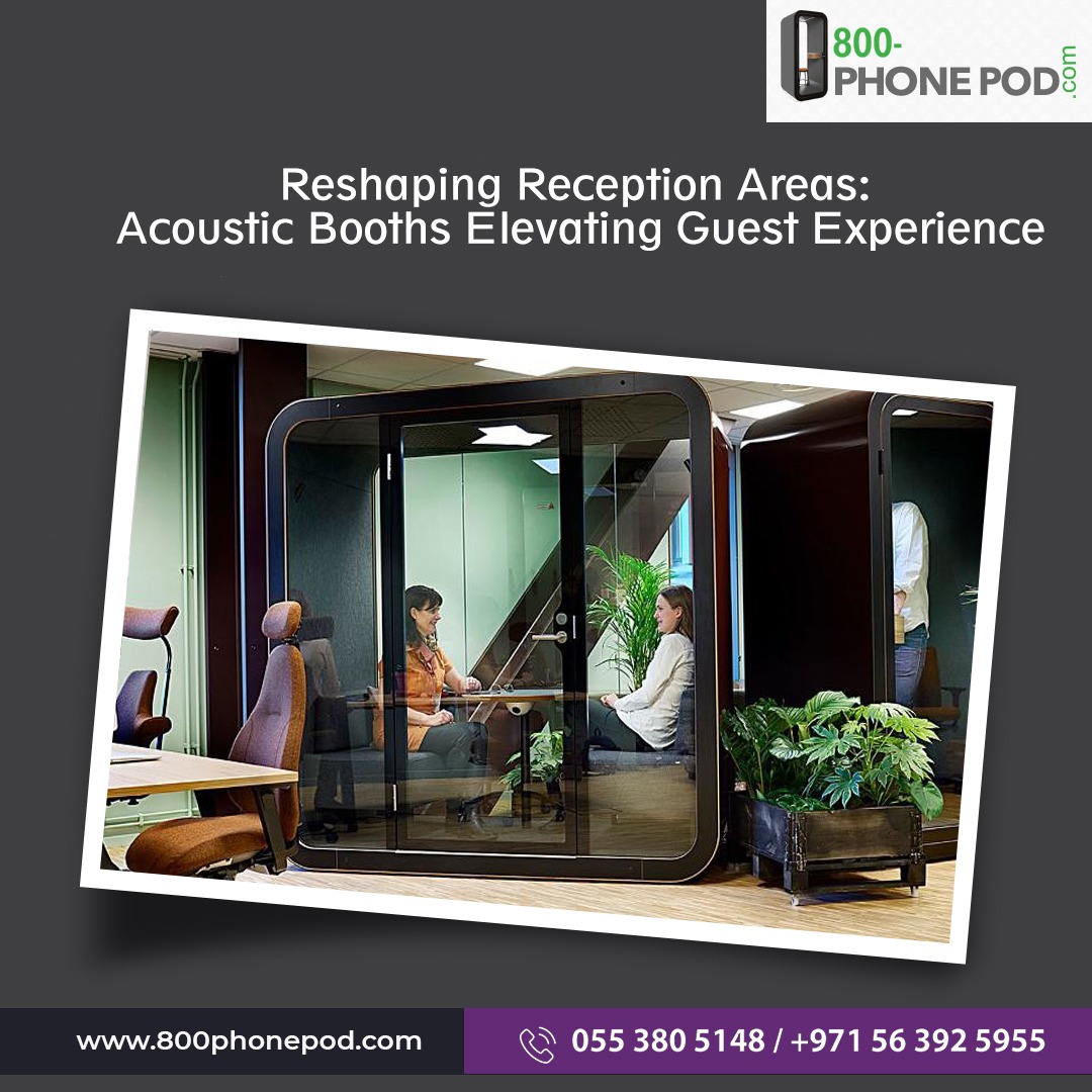 800Phonepod's tweet image. Reshaping Reception Areas - #AcousticBooths Elevating #GuestExperience.
Imagine turning your #receptionarea into a serene haven, where #privacy &amp;amp; #relaxation take center stage.
Call us today at📞055 380 5148 &amp;amp; elevate your guest experience with 800-PhonePod!
#dubai #800phonepod