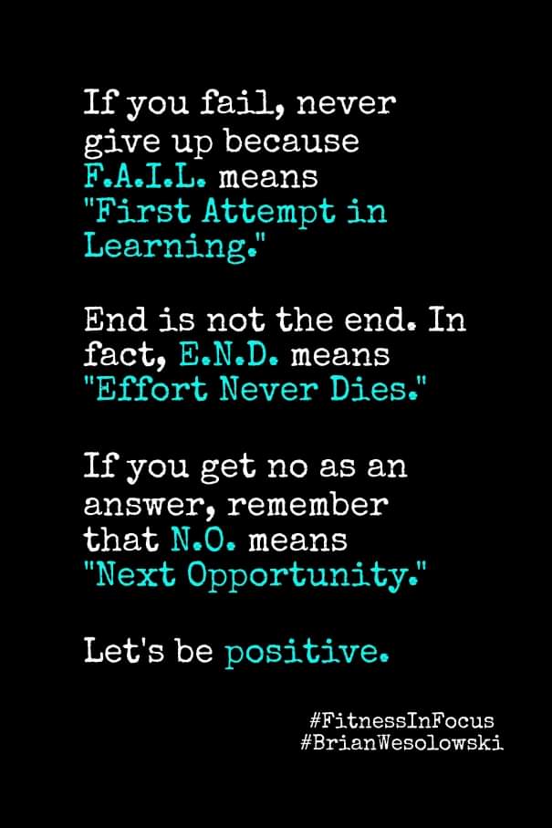 Turning our negative's into positives