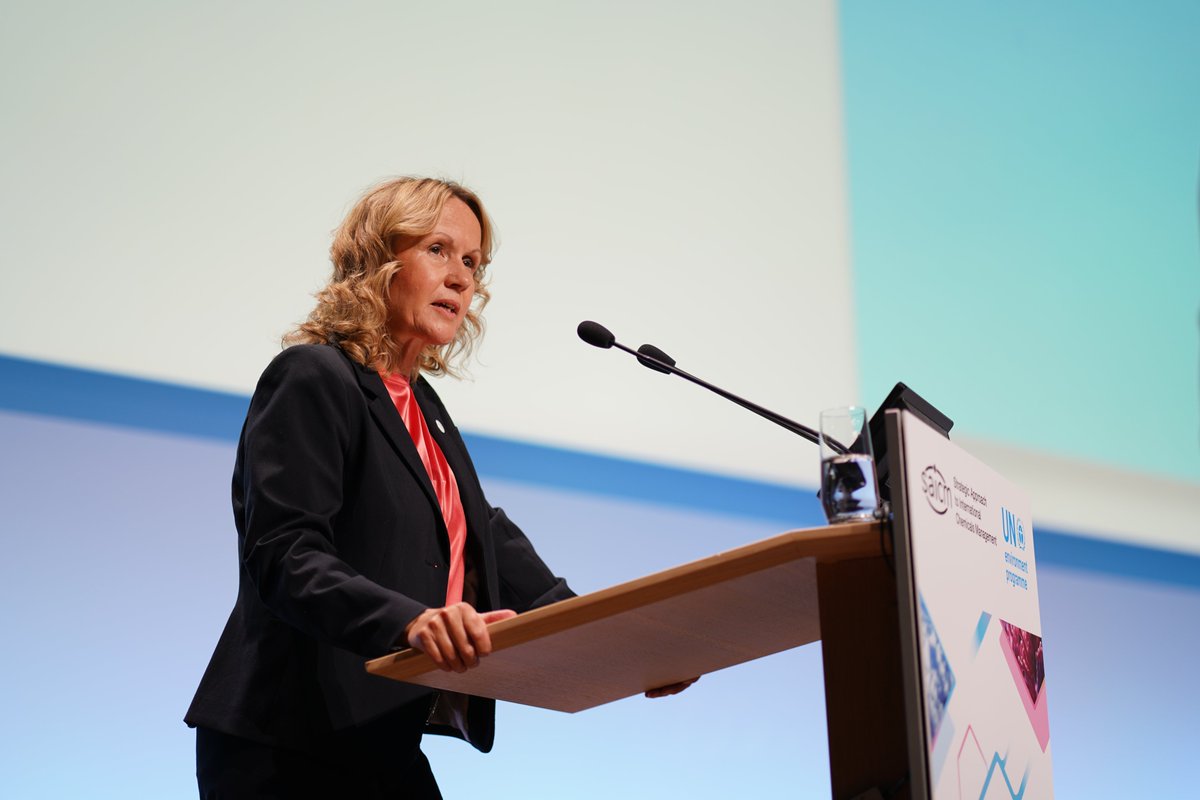 SAICM (@chemandwaste) on Twitter photo 📢Minister <a href="/SteffiLemke/">SteffiLemke</a> announces at #ICCM5 High-Level Segment that #Germany will provide 10 million Euros towards supporting the future framework for the sound management of #chemicals. 📢Minister <a href="/SteffiLemke/">SteffiLemke</a> announces at #ICCM5 High-Level Segment that #Germany will provide 10 million Euros towards supporting the future framework for the sound management of #chemicals.