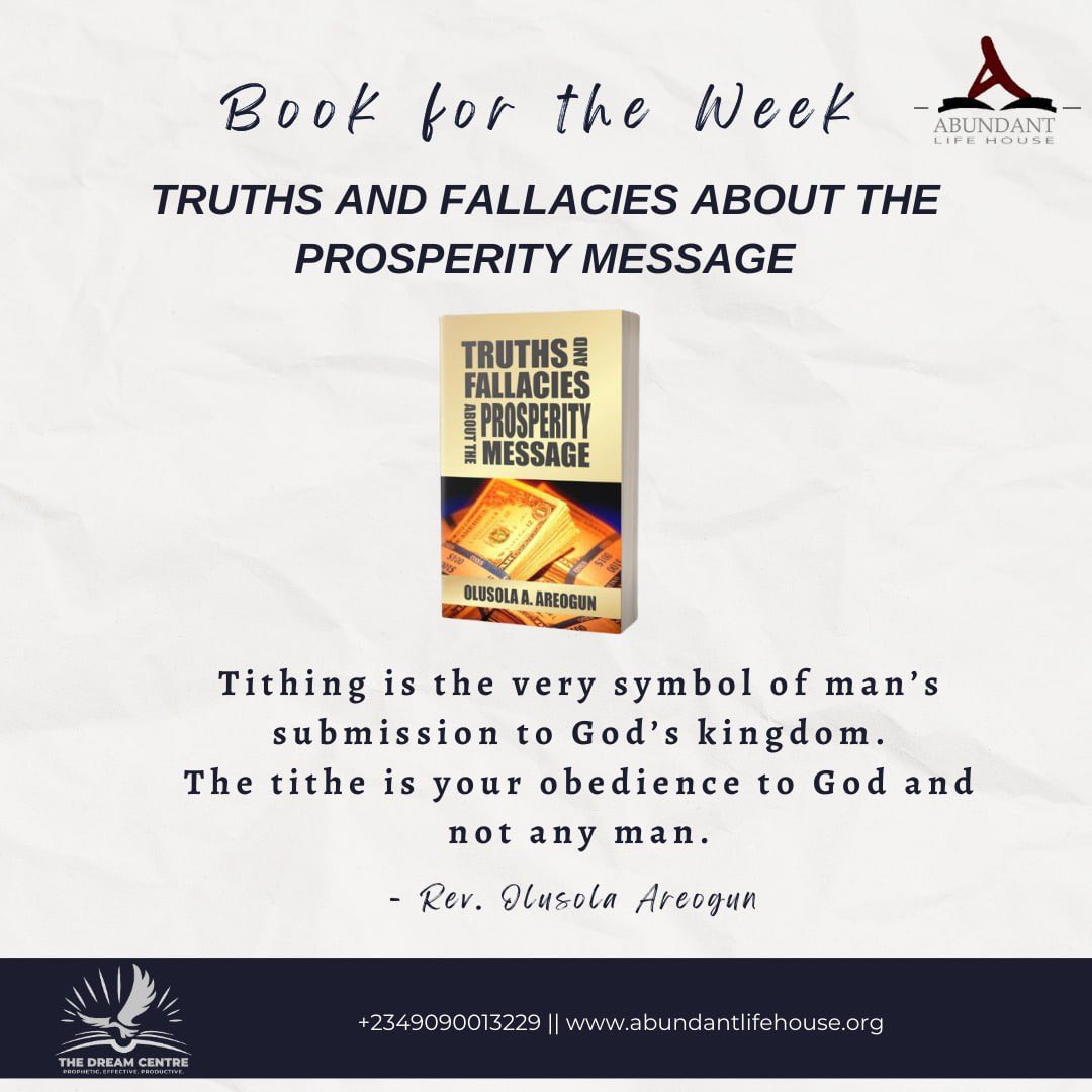 ReverendAreogun's tweet image. The act of #tithing is a symbol of your submission and obedience to God, not to a man.
 
#Christianity #tithe 
#obedience #submission 
#KnowledgeApplication 
#TruthsAndFallacies 
#ReverendAreogun