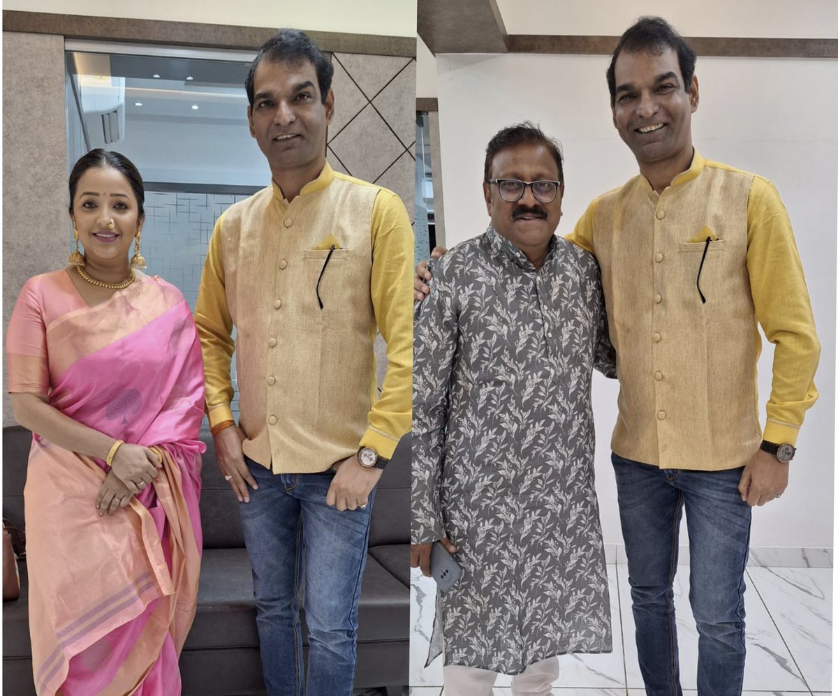 Ganpati bappa morya,
last night event in Mumbai with Marathi actress Apurva nemlekar and actor vijay patkar 
#sanjaysinghkakran
#apurvanemlekar
#vijaypatkar