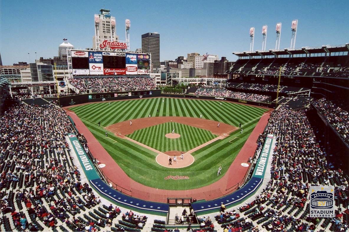 StadiumVagabond's tweet photo. Progressive Field, Cleveland, OH circa 2003 - Home of the Cleveland Guardians
#cleveland #tito #francona #Guardians #browns #cavs #Thome #ClevelandGuardians #ohio #ballpark #stadium https://t.co/rdbXRqpZCY