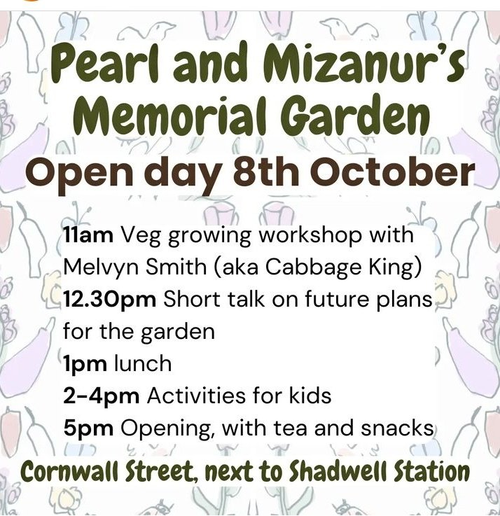Sunday 8 October Tarling West residents will be opening up the gates to a brand new community garden in Shadwell