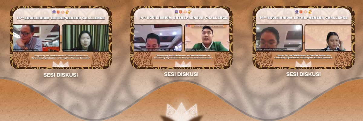 equitechfebunud's tweet photo. [After Report MCS]

Halo, Wirausaha Muda Indonesia! 

Berikut merupakan rangkaian Final Penilaian MCS yang sudah berakhir. Mari kita lihat dibalik keseruannya. 🥳

https://t.co/CEIU8Zyz3V https://t.co/wlTBcEGcNJ