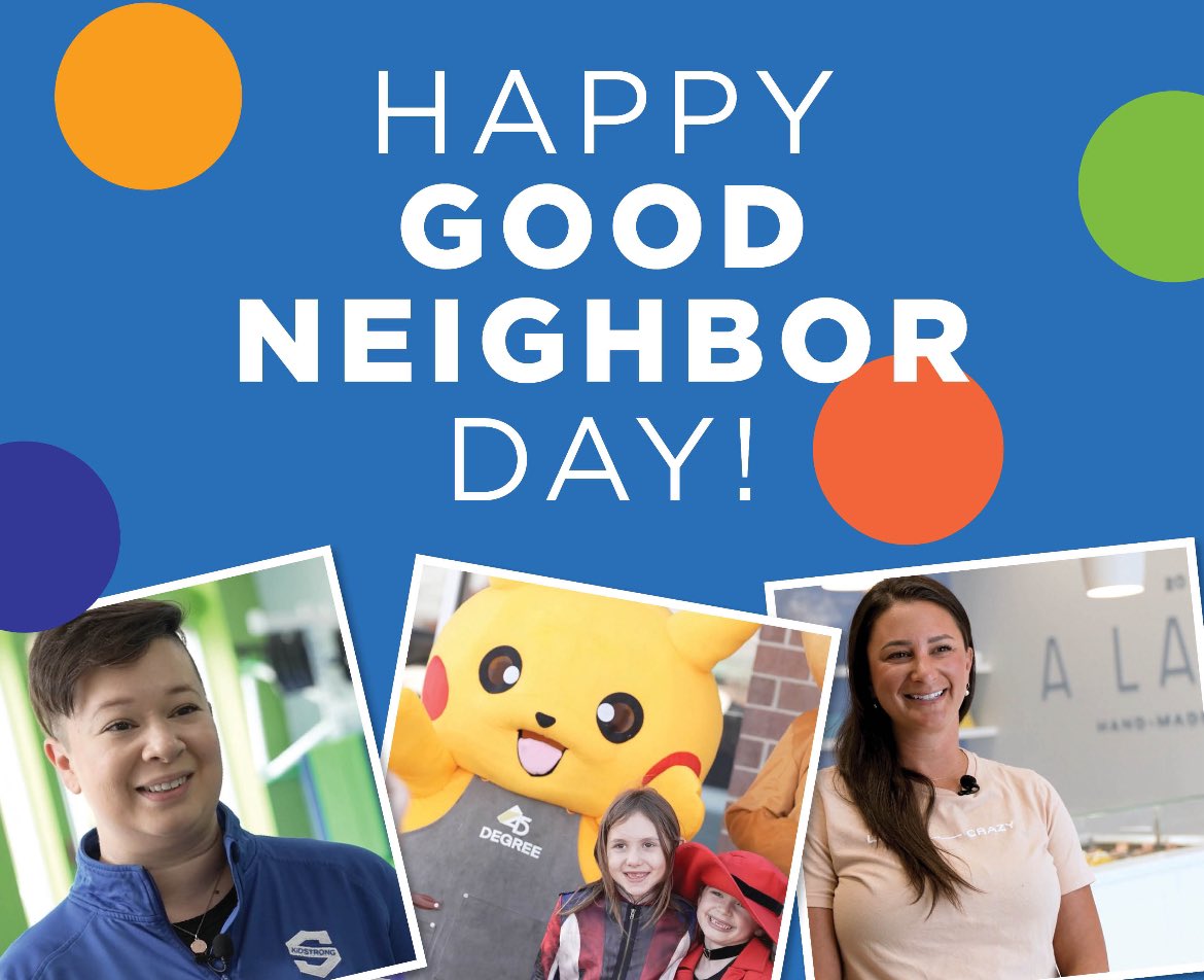 PhillipsEdison's tweet photo. Happy Good Neighbor Day!  Today we celebrate all of the Neighbors that make PECO’s neighborhood great. We wouldn’t be 🔹us🔸 without ✨YOU!✨ 

We are grateful to be able to call you our Neighbors and foster our strong relationships.  

#NationalNeighborDay #NeighborsofPECO #PECO https://t.co/mt4sUXmdw4