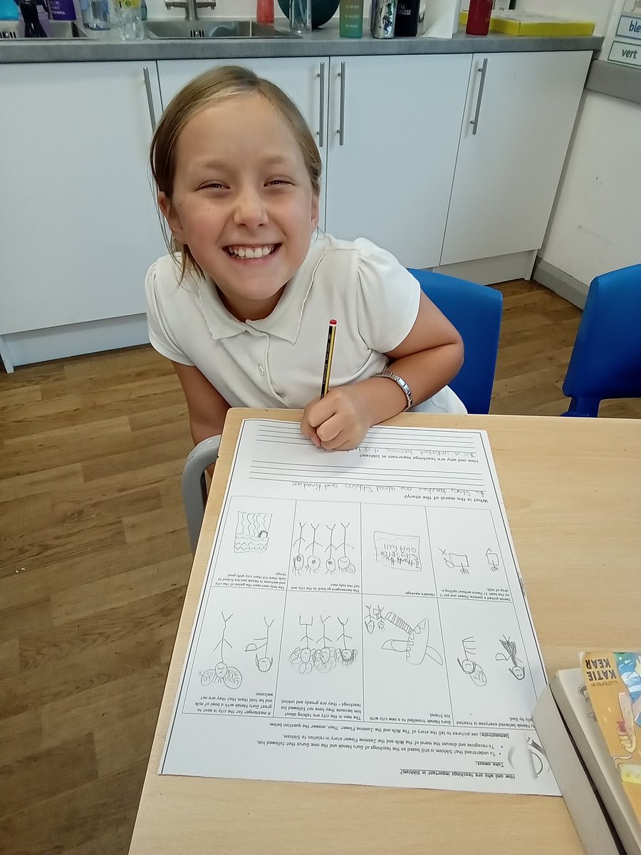 DeltaMerseyY6's tweet photo. In RE we read the story 'The Milk and the Jasmine Flower'. We decided the moral of the story is to be open minded and accepting of everyone, regardless of our differences #MPARE @DeltaMersey https://t.co/g6biPjEM8L