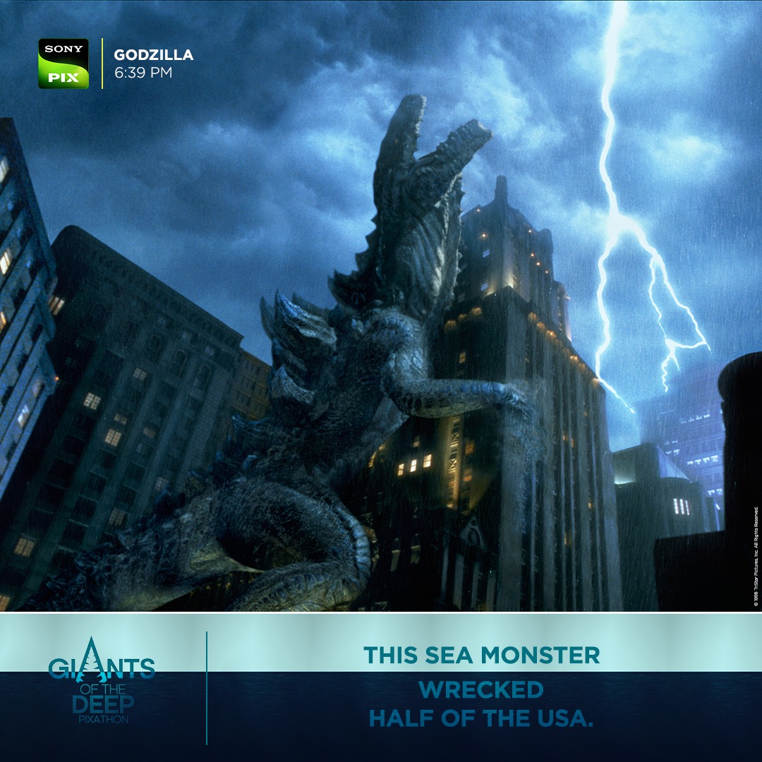SonyPIX's tweet photo. Would you dare to fight one of these sea monsters?
Watch these sea creatures take over your screens with Giants of the Deep on Saturday 30th Sep, all day long only on Sony PIX!
#SonyPIX #StayAmazed #SeaOfMonsters #GiantsOfTheDeep #Pixathon #TheShallows #Godzilla #TheMeg https://t.co/zluyA6OeNP