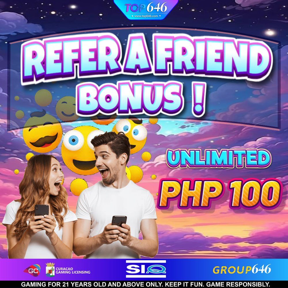 top646_partners's tweet image. 📣 Refer a Friend Bonus 📣 

💸Instant unlimited 100  bonus ang pwede mong matanggap in one eligible player with deposit 200.

REGISTER HERE:
bit.ly/3M3AAQi

 Follow our TOP646 Partners SNS:
 bit.ly/41zIyWp

#TOP646 #earnbigwin #moneypiece #earningonline