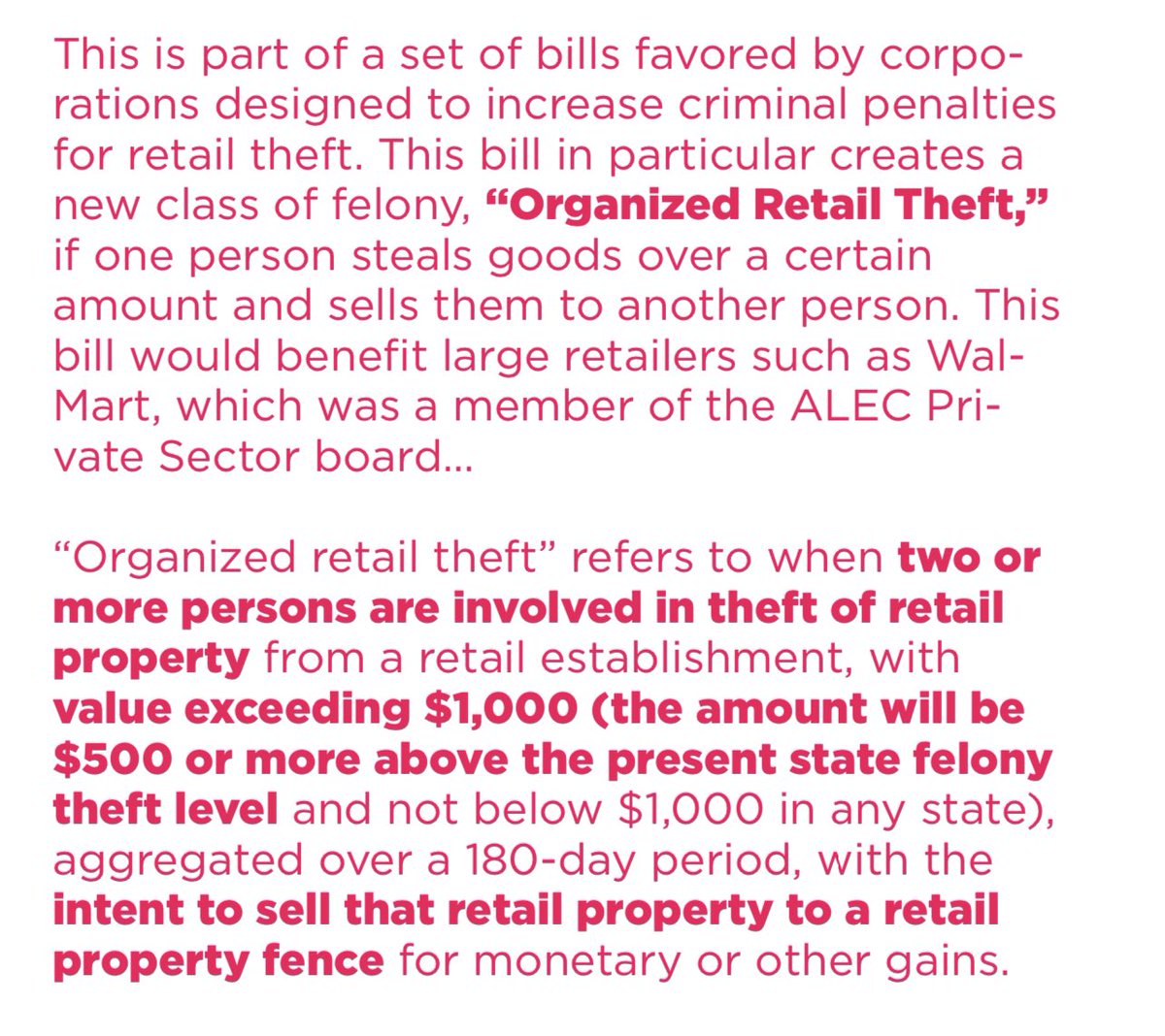 In May @mediajustice released a case study I worked on, showing how Walgreens manufactured a retail crime wave. Now, more retailers are weaponizing corporate copaganda to forward their financial agendas, pass regressive legislation& target reform leaders. mediajustice.org/wp-content/upl…