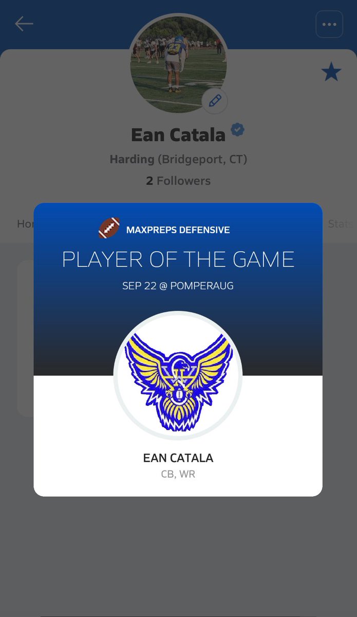 Wasn’t the outcome we wanted but I’m blessed to be named defensive player of the game! #jobsnotfinished <a href="/HCFootball_Pres/">Eddie Santiago</a>