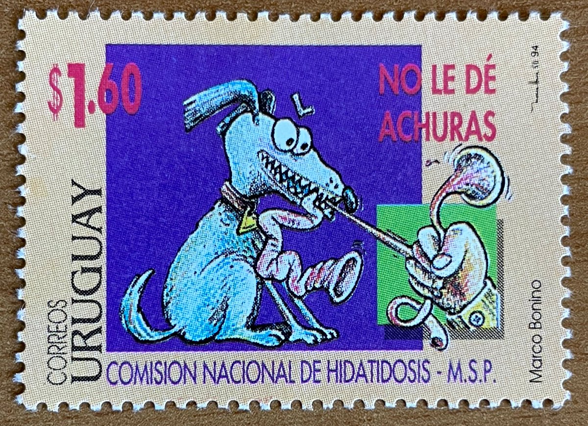 On #WorldRabiesDay, we remember the importance of prevention and the health of our furry friends. Vaccinate your pets and keep your community safe. 🐶🐱💉 #AnimalHealth #Uruguay #philately #stampcollecting