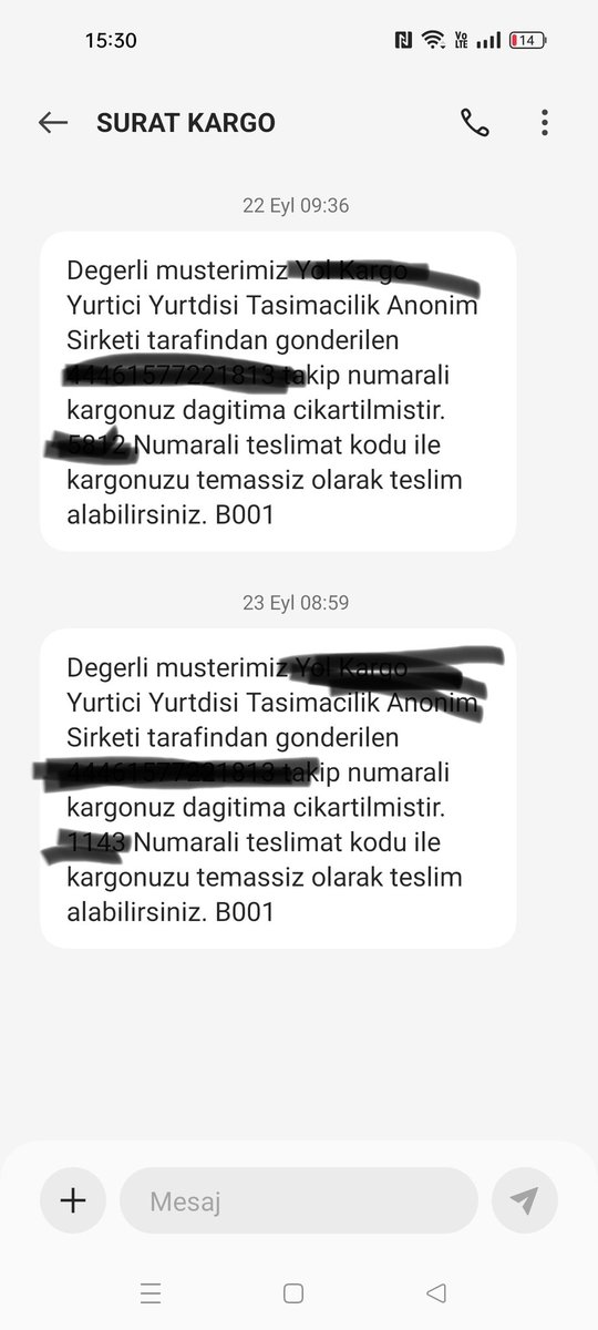 Hasance10's tweet photo. @Arwensbakery @horozlojistik @KoctasDestek Surat kargoda aynısıni yapiyor ..Benim siparişi, benim adres hariç  günlük gezdirip geri götürüyorlar.. https://t.co/FF9sObuyz9