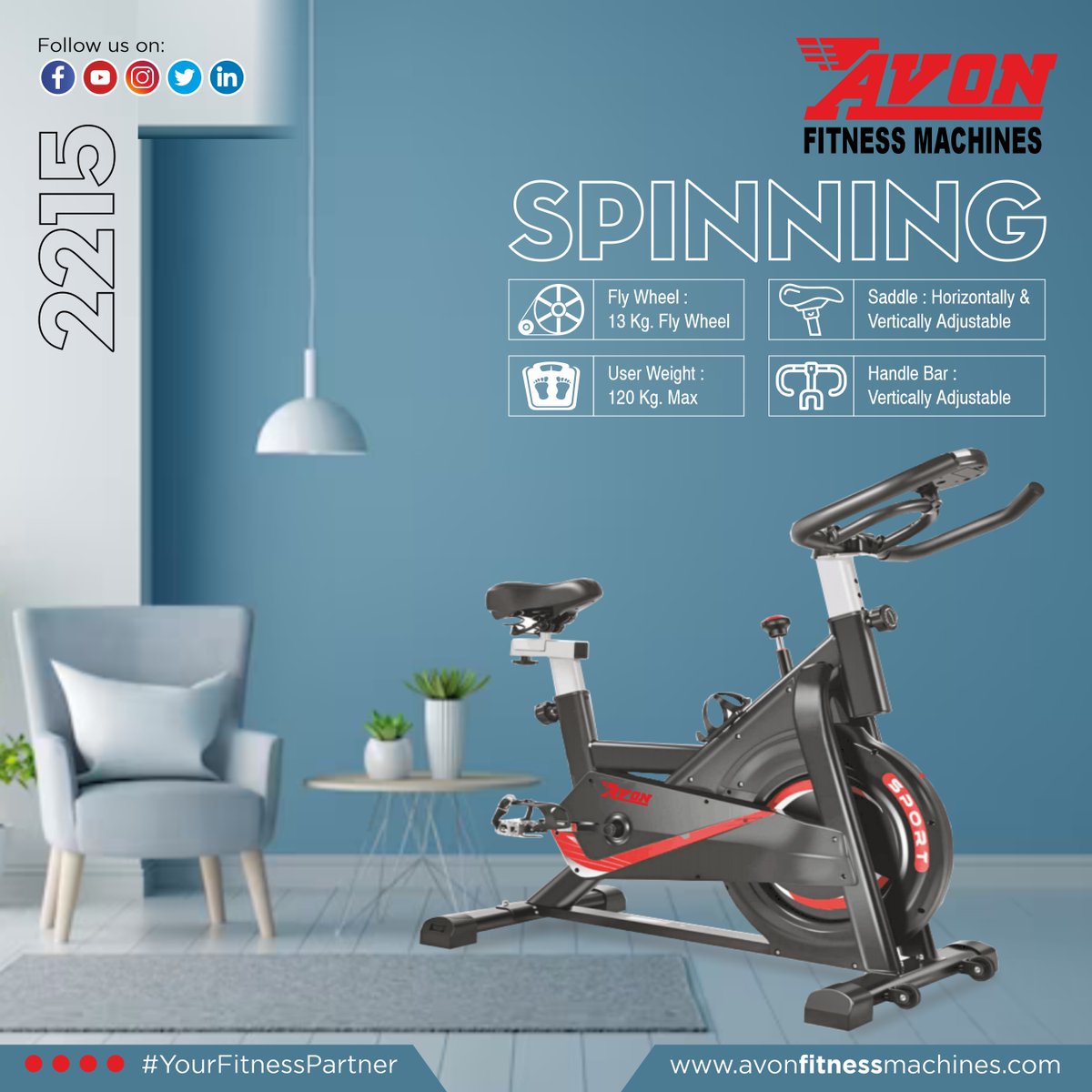 Bring home your perfect fitness partner, the ultimate one for many workouts. #CyclingAtHome and get fit your way with AVON Fitness.
#Avonfitness #Workoutathome #workoutmotivation #staysafestayhome #Rideathome #Homegym #fitnesslife #stayfit #stayhealthy #fitnessfreaks #fitness