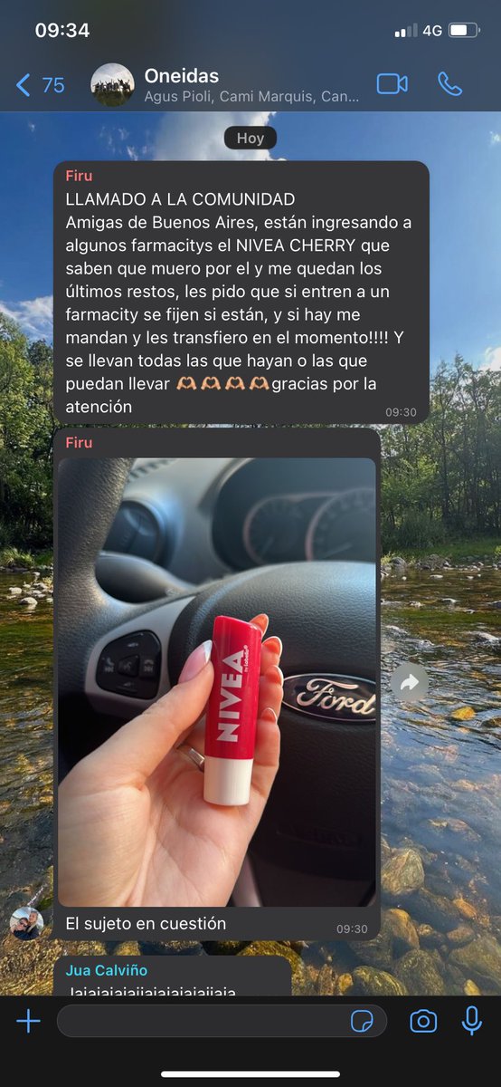 martinaroldan9's tweet photo. brote psicótico por una NIVEA CHERRY https://t.co/kxlFRZbpH9