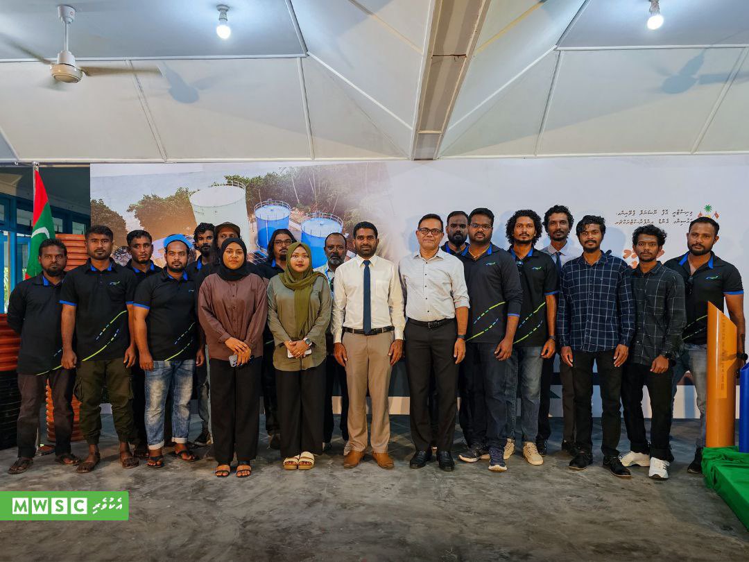 MWSC_Official's tweet image. Managing Director Hassan Shah officially inaugurates Water and Sewerage services in B. Kamadhoo. The Water &amp;amp; Sewerage Project at B. Kamadhoo is undertaken and completed by #TeamMWSC 
 
#MWSCProjects 
#MWSCAsaasee