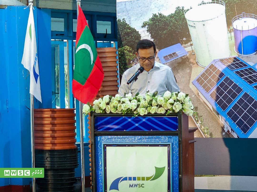 MWSC_Official's tweet image. Managing Director Hassan Shah officially inaugurates Water and Sewerage services in B. Kamadhoo. The Water &amp;amp; Sewerage Project at B. Kamadhoo is undertaken and completed by #TeamMWSC 
 
#MWSCProjects 
#MWSCAsaasee