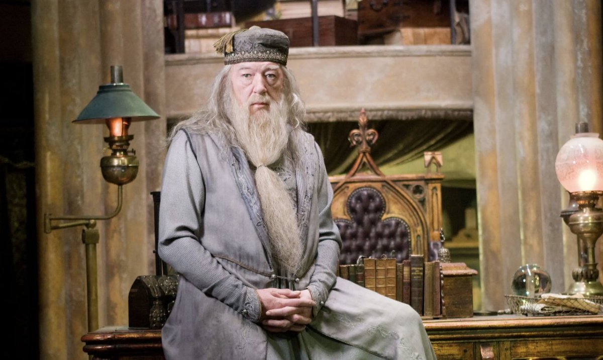 OmarJimenez's tweet photo. "We must all face the choice between what is right, and what is easy."  

-Albus Dumbledore

Rest in Peace Michael Gambon https://t.co/QT5npKajYv