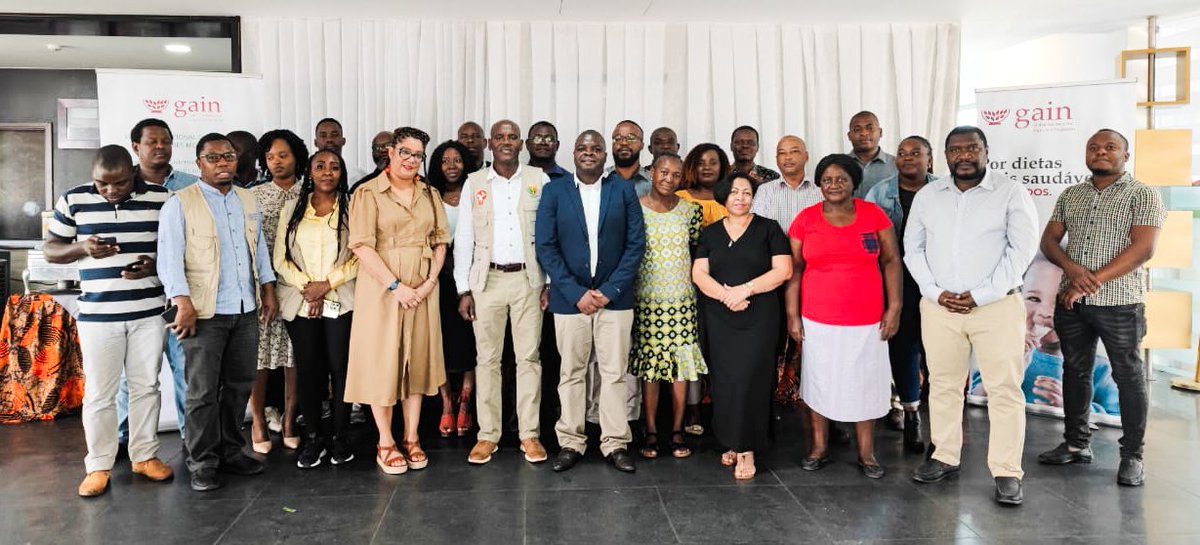 We are live!
GAIN launched the #FoodSystemDashboard in Beira,a platform that provides structured &amp; disaggregated information on 🇲🇿#FoodSystems, thus contributing 2 ensure #HealthierDiets4All.The Dashboard implemented in partnership with the Government with <a href="/NLinMozambique/">NL Embassy in Maputo</a> support
