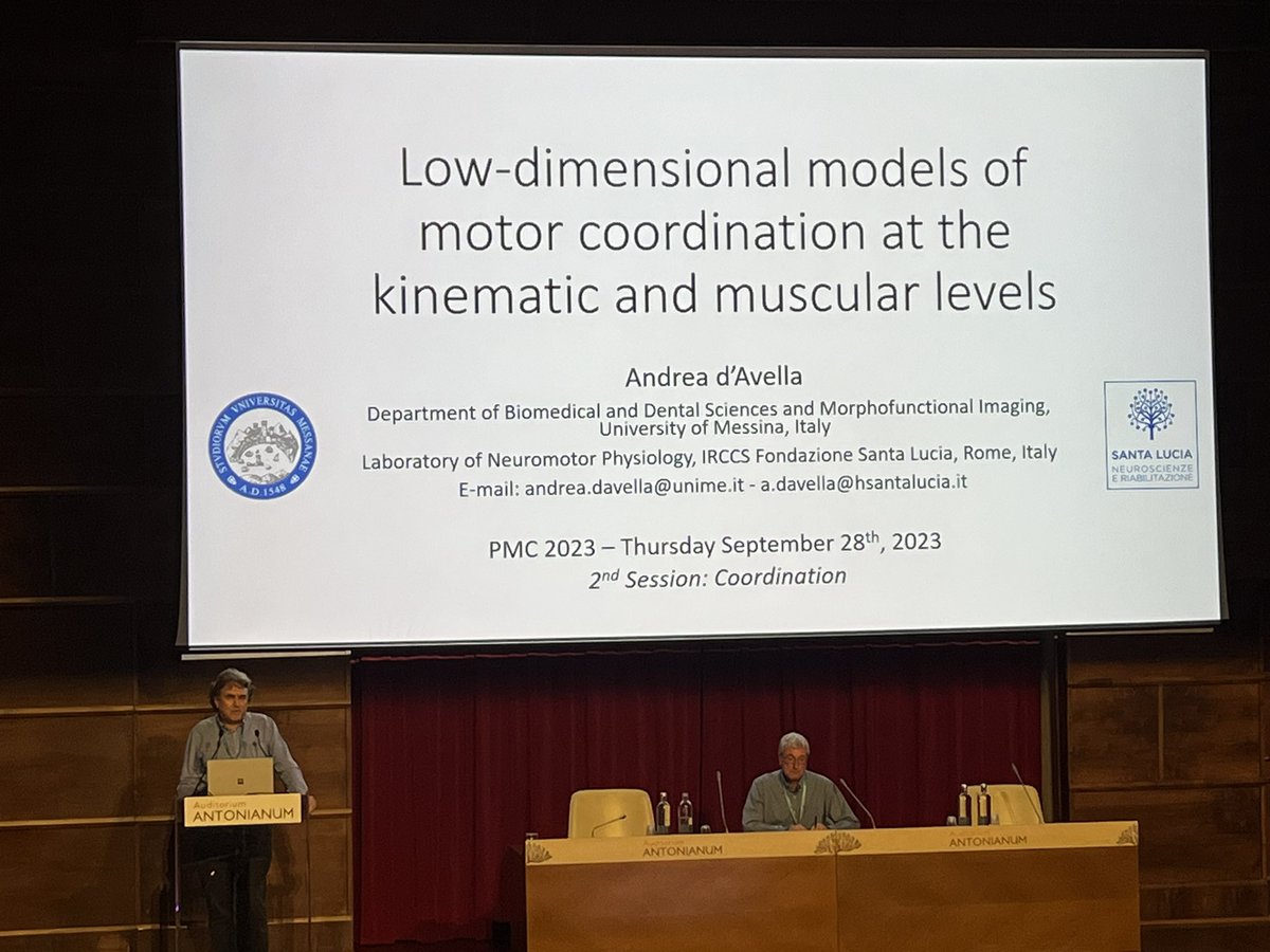 action_explorer's tweet image. On the first day of #PMC2023 by @ismotorcontrol , had the opportunity to listen to very interesting and enlightening talks by Prof. d’Avella and Prof. Latash on motor coordination and #synergies at multiple levels of the movement system.