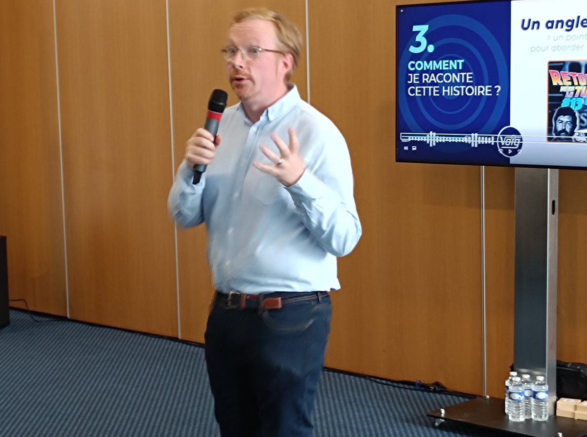 pressecomndie's tweet photo. [#12hAgil] - Maintenant, en salle des élus @seinemaritime
Atelier 5 :
✨5 conseils avant de lancer son #podcast
👉Avec @gbaudu 
📌Par où commencer ? Quel format ? Quel matériel utiliser ? Quelles ressources mobiliser ? Combien de temps de production ? https://t.co/rxwuIyR08t