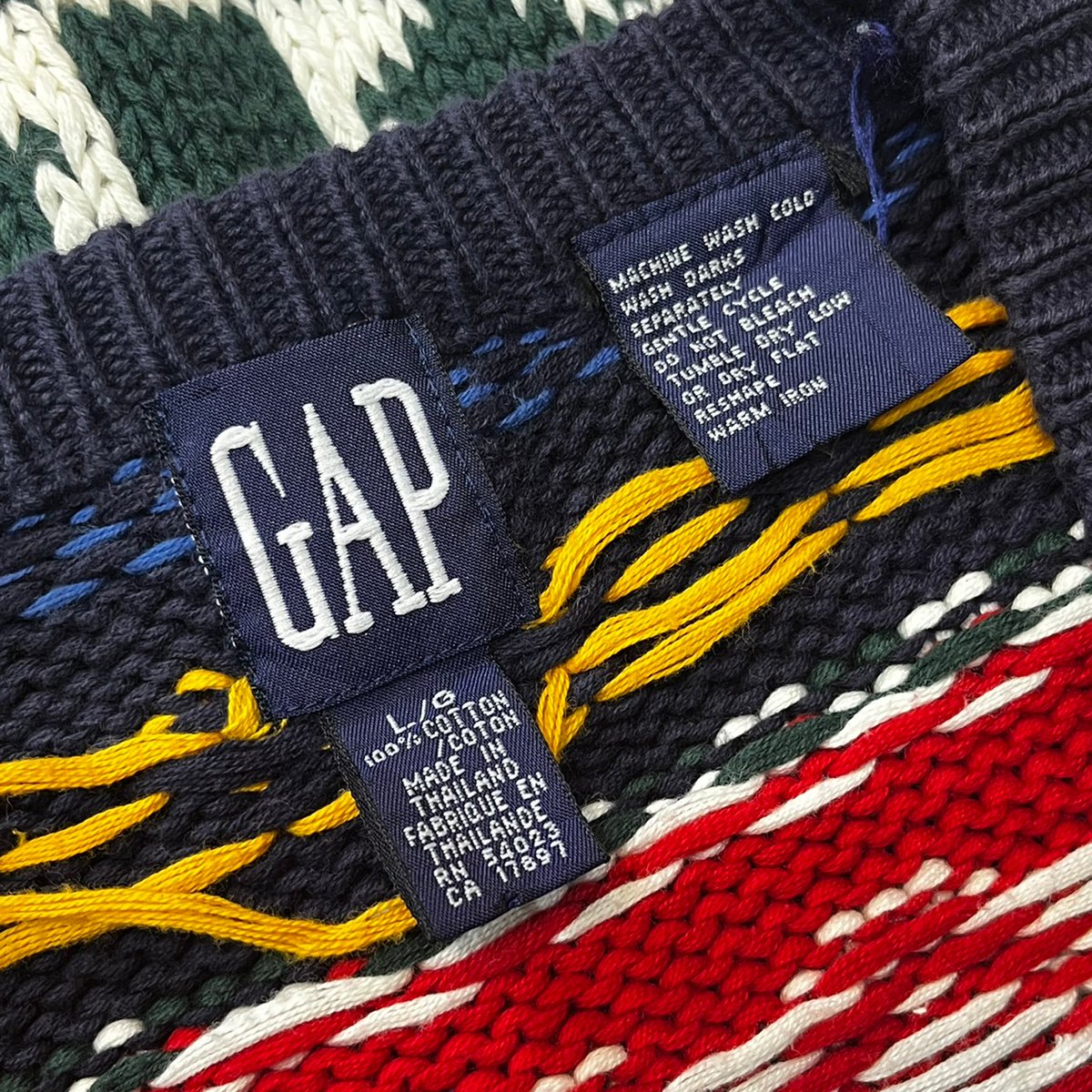 SPROUT3rd's tweet image. 。New Arrivals✴︎
▫️
90s
GAP
Cotton Knit
Cardigan

sz L(実寸M位)

#gap #oldgap