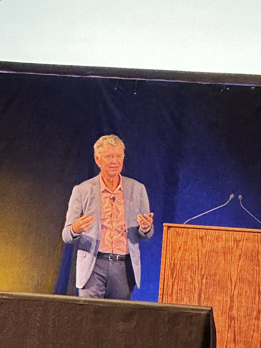 ArtiaShorter's tweet photo. Excited to finally hear John Hattie talk about his work! 
“Kids don’t need more and more. They need less and for us to go DEEPER in the content!”  📚#Gacis2023 #GACIS https://t.co/mOuSdekM25