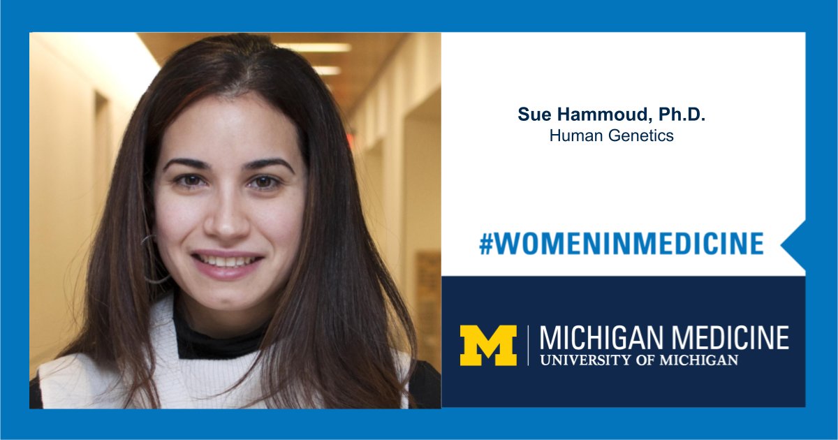 'Success lies not solely in the destination but in the journey itself. So, embrace uncertainty, have the courage to question, experiment, fail and rise again.' - Sue Hammoud, Ph.D. @UM_Genetics